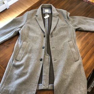 New with tags, GAP Wool Peacoat Gray XL